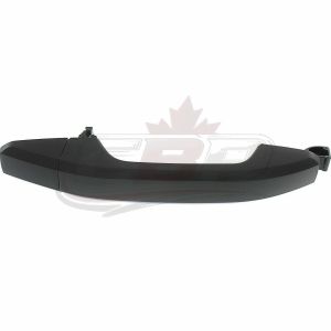 Door Handle Rear Driver Side/Passenger Side Gmc Sierra 1500 2014-2018 Outer With Cover Primed Black , GM1520150