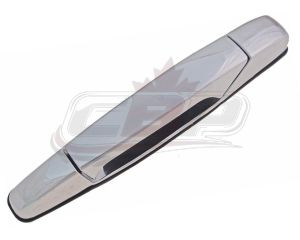 Door Handle Rear Outer Passenger Side Chevrolet Silverado Hybrid 2009-2013 Chrome , GM1521130