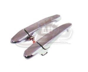 Door Handle Rear Outer Passenger Side Chevrolet Impala 2006-2013 Chrome , GM1521132