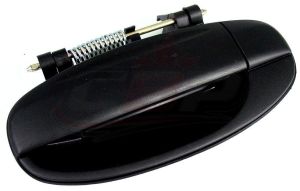 Door Handle Rear Outer Passenger Side Chevrolet Aveo Hatchback 2004-2008 Textured , GM1521136