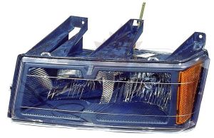 Head Lamp Driver Side Chevrolet Colorado 2004-2012 With Black Bezel Without Xtreme Pkg Capa, Gm2502234C