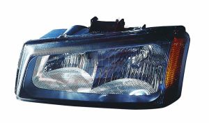 Head Lamp Driver Side Chevrolet Avalanche 2003-2006 Without Cladding High Quality, Gm2502257U