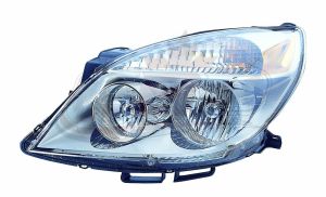 Head Lamp Driver Side Saturn Aura 2007 1St Design With Bulb Shield For High Beam To 04/11/07 Capa, Gm2502305C