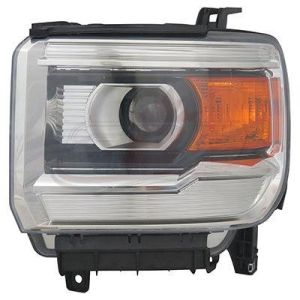 Head Lamp Driver Side Gmc Sierra 2500 2015-2017 Halogen Without Led High Quality , GM2502394