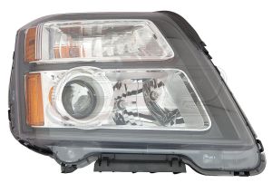 Head Lamp Driver Side Gmc Terrain 2016-2017 Halogen Denali Model Black Bezel High Quality , GM2502436