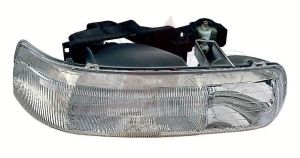 Head Lamp Passenger Side Chevrolet Silverado 2500 1999-2002 High Quality , GM2503187