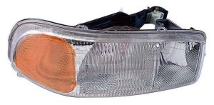 Head Lamp Passenger Side Gmc Sierra 2500 1999-2006 Exclude Denali High Quality , GM2503188