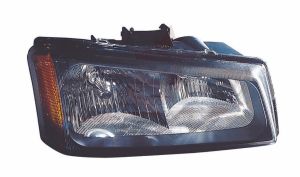 Head Lamp Passenger Side Chevrolet Silverado 2500 2003-2006 Without Cladding High Quality , GM2503257