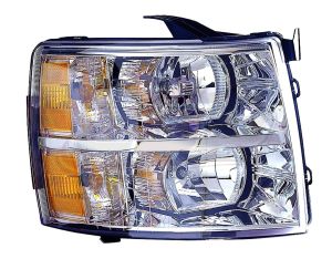 Head Lamp Passenger Side Chevrolet Silverado 1500 2007-2013 Capa
