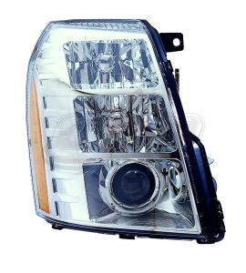 Head Lamp Passenger Side Cadillac Escalade 2007-2009 Hid Capa, Gm2503291C