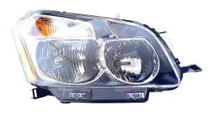 Head Lamp Passenger Side Pontiac Vibe 2009-2010 Capa