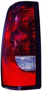 Tail Lamp Driver Side Chevrolet Silverado 1500 2004-2006 Capa