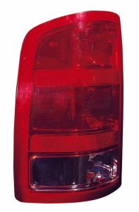 Tail Lamp Driver Side Gmc Sierra Hybrid 2009-2013 Exclude Base/Dually/Denali Without Dark Red Trim With Large 3047 Back-Up Bulb Capa, Gm2800208C