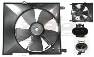 Radiator Fan Assembly Chevrolet Aveo Hatchback 2005-2008 With Ac , GM3117106