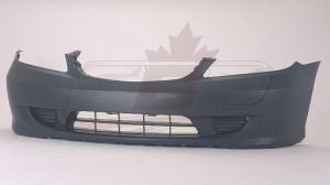Bumper Front Honda Civic Sedan 2004-2005 Primed , HO1000216