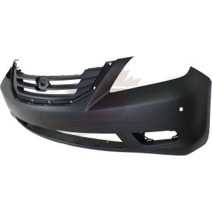 Bumper Front Honda Odyssey 2008-2010 Primed Touring Models (With Fog Lamp Hole) , HO1000258
