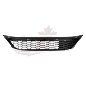 Grille Lower Honda Accord Sedan 2016-2017 Black Textured With Collision Warning , HO1036126