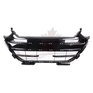 Grille Front Lower Honda Accord Hybrid 2021-2022 Black Without Molding Exclude Touring, Ho1036139