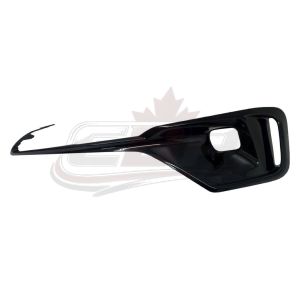 Fog Lamp Bezel Front Driver Side Honda Accord Hybrid 2021-2022 Ptd Gloss Black, Ho1038159