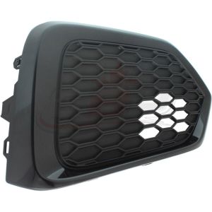 Fog Lamp Cover Front Passenger Side Honda Civic Hatchback 2017-2019 Matte Black Without Adaptive Cruise Exclude Type-R Model , HO1039132