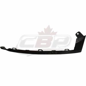 Bumper Moulding Front Upper Passenger Side Honda Accord Sedan 2018-2020 Textured Black Without Fog Lamps , HO1047107