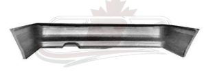Bumper Rear Honda Accord Coupe 1990-1991 Black , HO1100145B