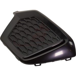 Grille Rear Driver Side Honda Civic Hatchback 2017-2019 Matte Black Exclude Type R Model , HO1138102