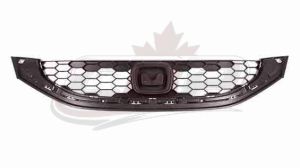 Grille 1.8L Honda Civic Sedan 2013-2015 Textured Lx/Hf/Cng [Natural Gas] Model , HO1200216