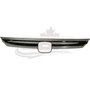 Grille Moulding Center Honda Accord Sedan 2018-2020 Chrome/Smoke Black With Sport , HO1210161