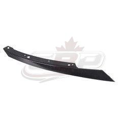 Grille Moulding Passenger Side Honda Civic Hatchback 2017-2020 Ptd Black Type-R Model , HO1213119