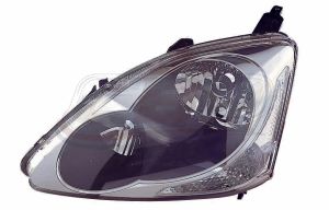 Head Lamp Driver Side Honda Civic Hatchback 2004-2005 High Quality , HO2502122
