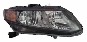 Head Lamp Passenger Side Honda Civic Hybrid 2013-2015 Halogen Capa, Ho2503150C