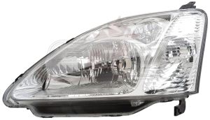 Head Lamp Driver Side Honda Civic Hatchback 2002-2003 High Quality , HO2518103