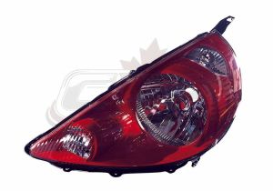 Head Lamp Driver Side Honda Fit 2007-2008 Red(Code R81) Capa, Ho2518121C