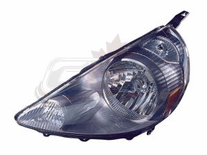 Head Lamp Driver Side Honda Fit 2007-2008 Silver(Code Nh642M) Capa, Ho2518124C