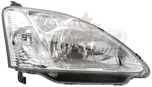 Head Lamp Passenger Side Honda Civic Hatchback 2002-2003 High Quality , HO2519103