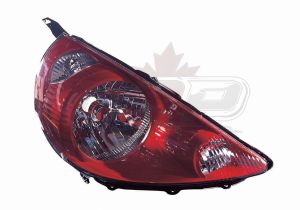 Head Lamp Passenger Side Honda Fit 2007-2008 Red(Code R81) Capa, Ho2519121C