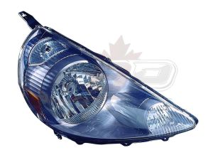 Head Lamp Passenger Side Honda Fit 2007-2008 Silver (Code Nh642M) Capa, Ho2519124C