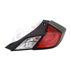 2016–2020 Honda Civic Coupe Tail Lamp Passenger Side Capa , HO2801191C