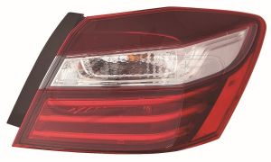 Tail Lamp Passenger Side Honda Accord Sedan 2016-2017 Capa