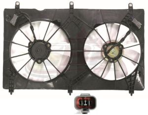 Cooling Fan Assembly Honda Accord Sedan 2003-2007 4Cyl Valeo Brand , HO3115134
