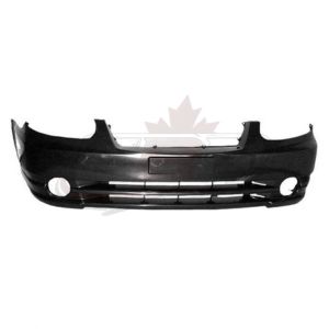 Bumper Front Hyundai Accent Sedan 2003-2005 Primed With Fog Lamp Hole Capa , HY1000144C