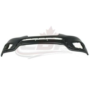 2010-2012 Hyundai Santa Fe Bumper Upper Front Black , HY1000181B