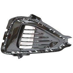 Fog Lamp Bezel Front Passenger Side Hyundai Sonata 2018-2019 Primed Turbo, Hy1039127U