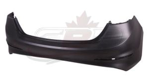 Bumper Rear Hyundai Elantra Sedan 2017-2018 Primed Usa Built , HY1100212