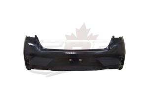 Bumper Rear Hyundai Sonata Hybrid 2018-2019 Primed Without Sensor, HY1100228