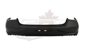 Bumper Rear Hyundai Elantra Sedan 2021-2023 Primed Without Sensor Exclude N-Line Us Built Capa, Hy1100243C