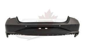Bumper Rear Hyundai Elantra Sedan 2021-2023 Primed With Sensor Exclude N-Line Us Built Capa, Hy1100244C