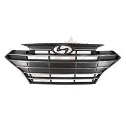 2019-2020 Hyundai Elantra Sedan Grille Black/Chrome Without , HY1200212U