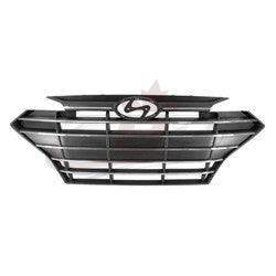 2019-2020 Hyundai Elantra Sedan Grille Black/Chrome Without , HY1200212